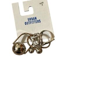 Urban‎ Outfitters Silver Ring Set